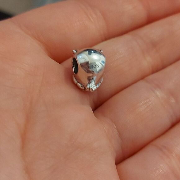 925 Sterling Silver Owl Charm - Picture 6 of 10